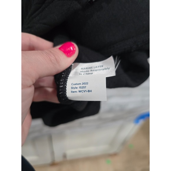 Marine Layer Full Zip Quilted Vest Men XL Quadrant Strategies Embroidered Casual - Picture 6 of 11